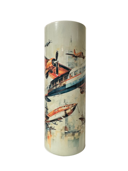 Aviation Airplanes 20oz Tumbler with Straw