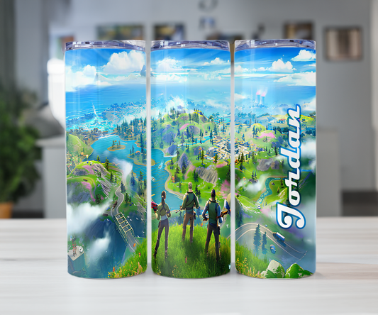 Fornite 20oz Tumbler with Straw