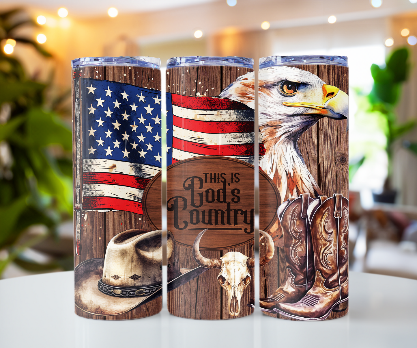 This is God's country 20oz Tumbler with Straw