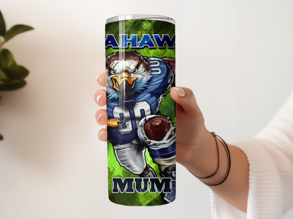 Seattle Seahawks Football Team 20oz Tumbler with Straw