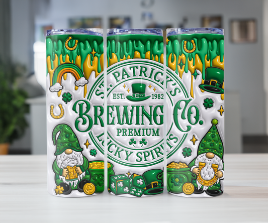 St Patrick's Brewing 20oz Tumbler with Straw