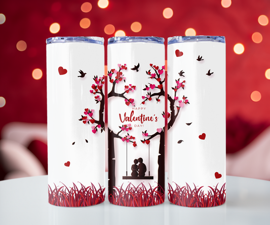 Couple under tree 20oz Tumbler with Straw