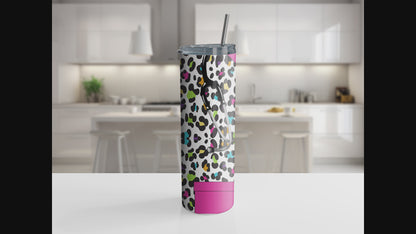 Cheetah print Scrubs 20oz Tumbler with Straw