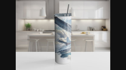 Cesna Aviation Airplanes 20oz Tumbler with Straw