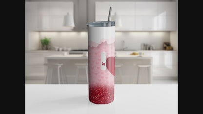 I Love You 20oz Tumbler with Straw