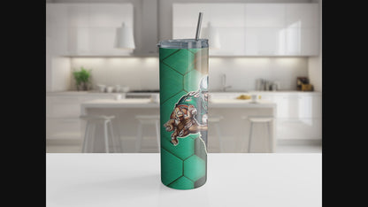 Miami Dolphin player 20oz Tumbler with Straw