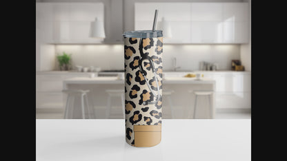 Cheetah print Scrubs 20oz Tumbler with Straw