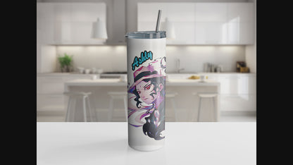 Slayer Comic Character Theme 20oz Tumbler with Straw