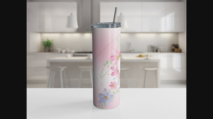 Faith Hope Love 20oz Tumbler with Straw